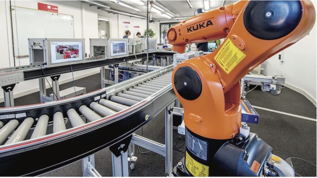 Lernfabrik im Forschung- und Anwendungszentrum Industrie 4.0