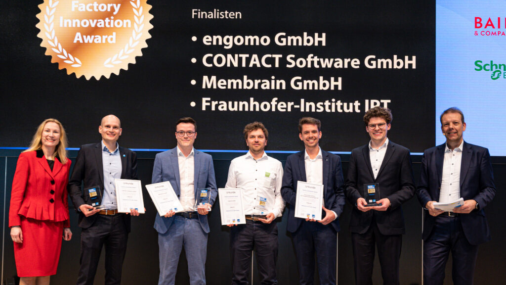 Factory Innovation Award 2023, Hannover Messe, Membrain GmbH