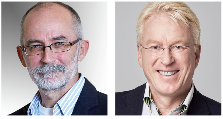 Michael Krutzke, Leiter Marketing (li.) und Robert Lüers (re.), ALPHAPLAN Vertriebsleiter und Prokurist