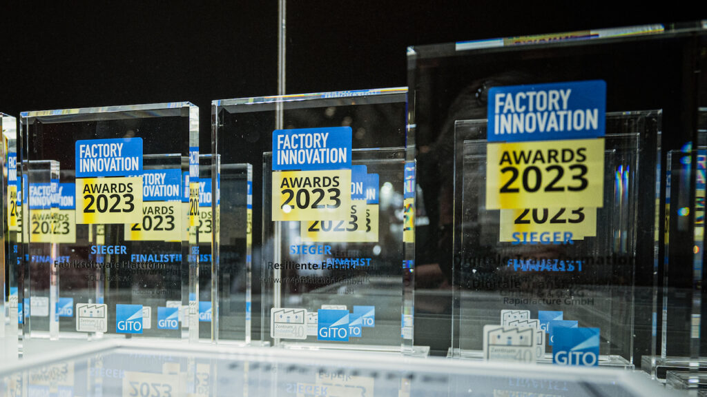 Factory Innovation Award 2023, Hannover Messe, Urkunden, Trophäen
