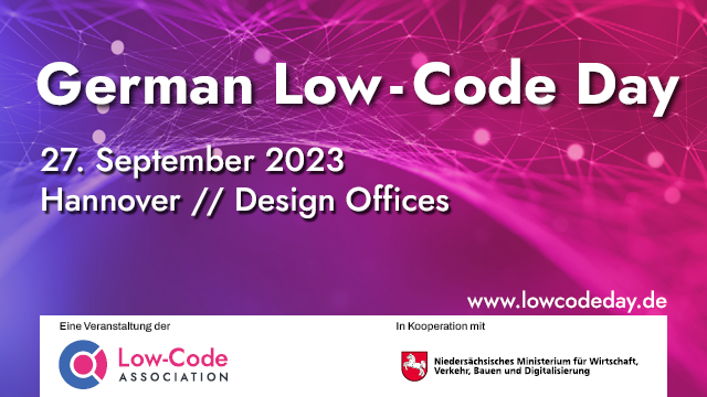 German Low-Code Day am 27.9.2023