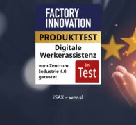 Digitale Werkerassistenz in der Fabrik