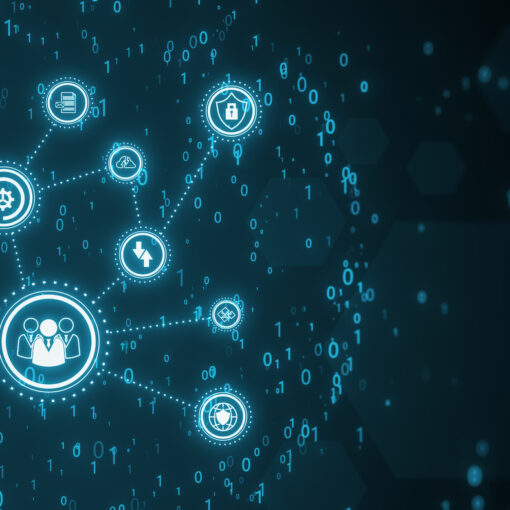 Kreativ gestaltetes Digital Business Interface