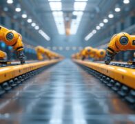 Dynamische Simulation für Roboterstationen mit FTS-Fahrzeugen