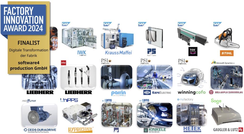 software4production GmbH, Factory Innovation Award 2024