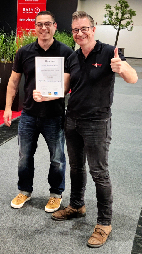 Berlak, Löffler, software4production, Factory Innovation Award 2024