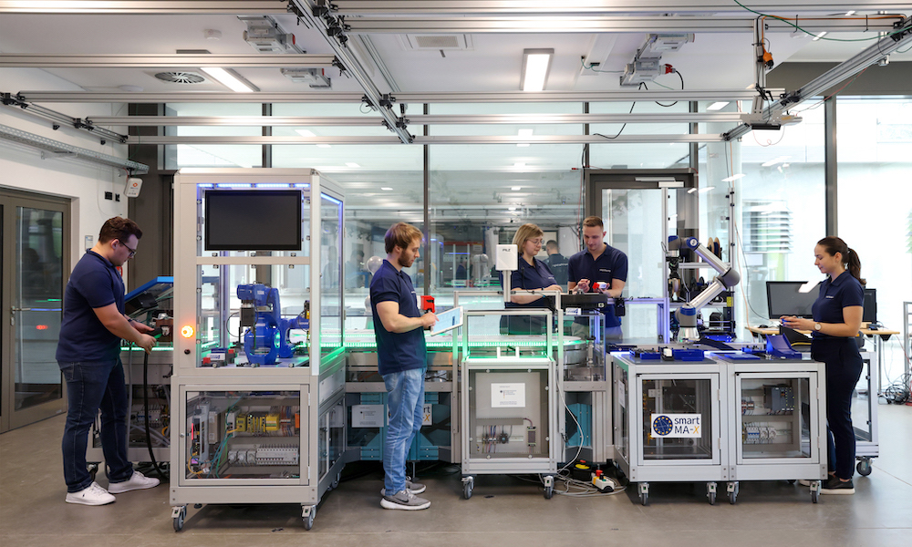 Produktionsinsel_KUBA des SF-KL Production Level 4-Ökosystems, modular