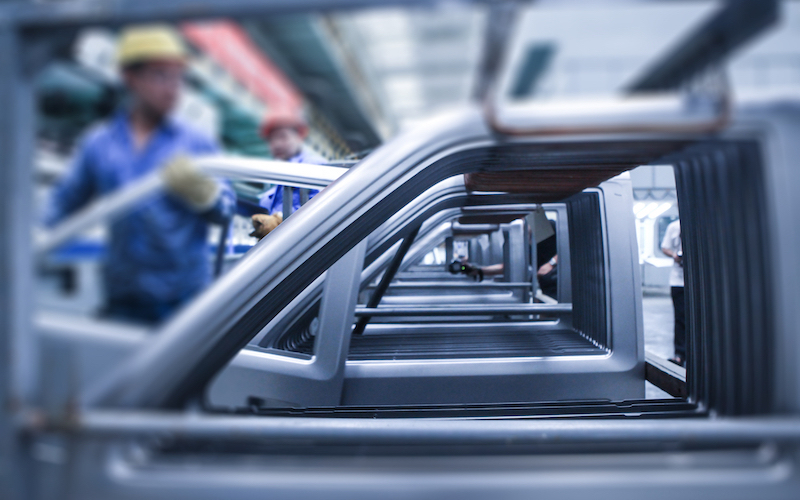 Modern, Automatic, Automobile, Manufacturing, Workshop, Mechanical, Pressing, Forming, Automobile, Door