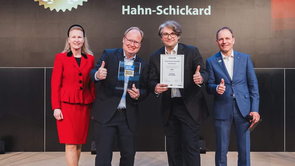 v.l.n.r.: Chantal Ruppert, Dr. Christoph Rathfelder, Dovydas Girdvainis, Dr. Olaf Sauer