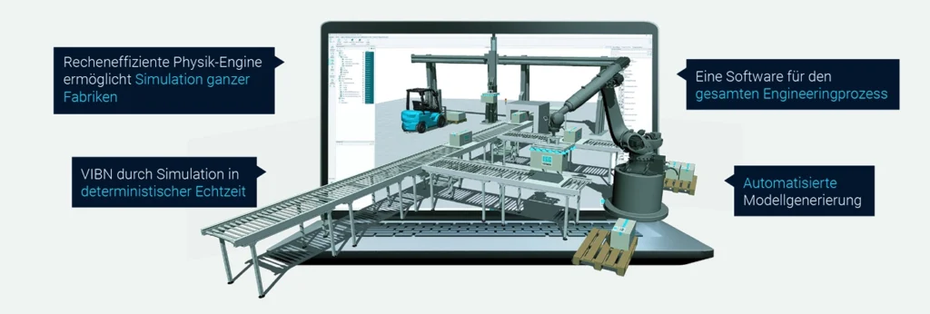 Mit ISG-virtuos startklar für ein erfolgreiches Digitales Engineering: Dank präziser Echtzeitsimulation (1 ms) für verlässliche Ergebnisse sowie wiederverwendbaren Modellen und automatisierten Engineering- Workflows für minimalen Aufwand und maximale Effizienz. © ISG Industrielle Steuerungstechnik GmbH