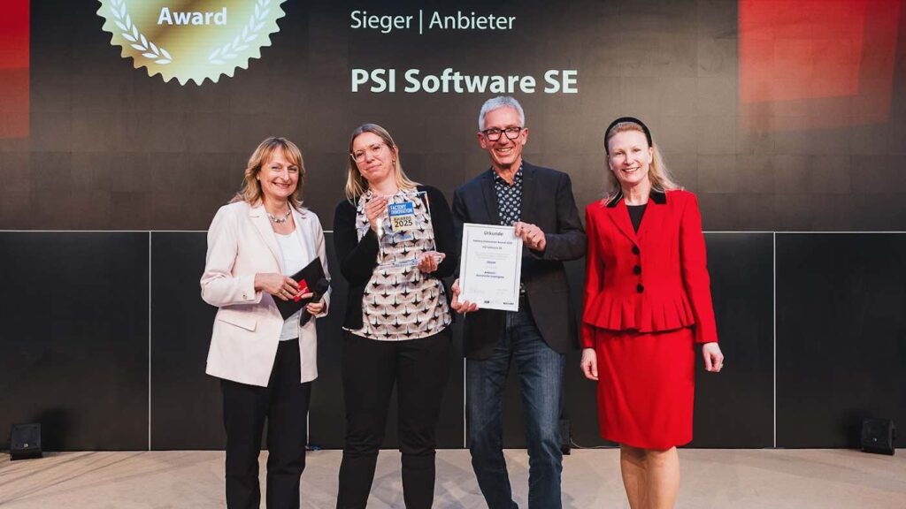 v.l.n.r.: Anja Simon, Alma Zichner, Karl Tröger und Chantal Ruppert