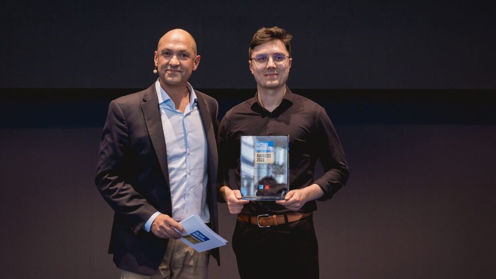 v.l.n.r.: Sinan Arslan (Jurymitglied) und Dr. Robert Becker (Senior Data Scientist am August-Wilhelm Scheer Institut) © KreativMedia